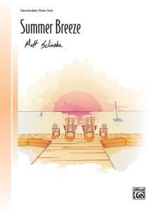 ALFRED SUMMER Breeze For Intermediate Piano Solo By Matt Schinske