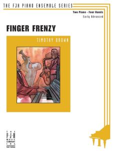 FJH MUSIC COMPANY FINGER Frenzy Intermediate Piano Duet By Timothy Brown