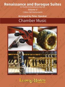 LUDWIG RENAISSANCE & Baroque Suites Vol.2 C Bass Clef Instruments Book