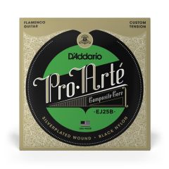D'ADDARIO EJ25B Pro-arte Black Composite Flamenco Guitar Strings