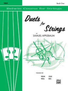 ALFRED DUETS For Strings Book 1 By Samuel Applebaum For Violin