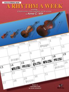 BELWIN A Rhythm A Week For Cello/bass By Anne C. Witt