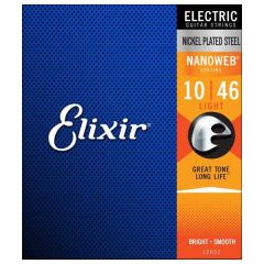 ELIXIR STRINGS NANOWEB Electric Guitar Strings Set Light .010-.046