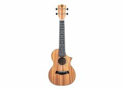 TWISTED WOOD EM-600T Ember Solid Mahogany Top Cutaway Tenor Ukulele
