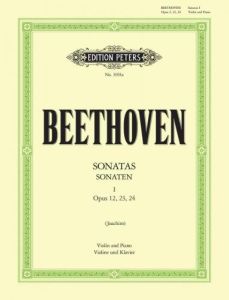 EDITION PETERS BEETHOVEN Sonatas For Violin & Piano Vol. 1 Opus 12, 23, 24