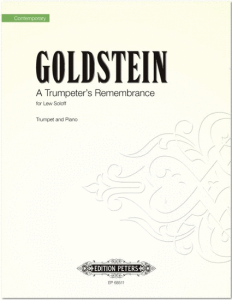 EDITION PETERS A Trumpeter's Remembrance For Brass Quintet Score & Parts