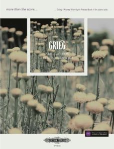 EDITION PETERS GREIG Arietta From Lyric Pieces Book 1 For Piano Solo