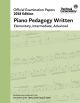 ROYAL CONSERVATORY RCM Practice Examination Papers 2018 Edition Piano Pedagogy Written