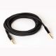 LEEM EZ-10SS Black Tweed Guitar Cable