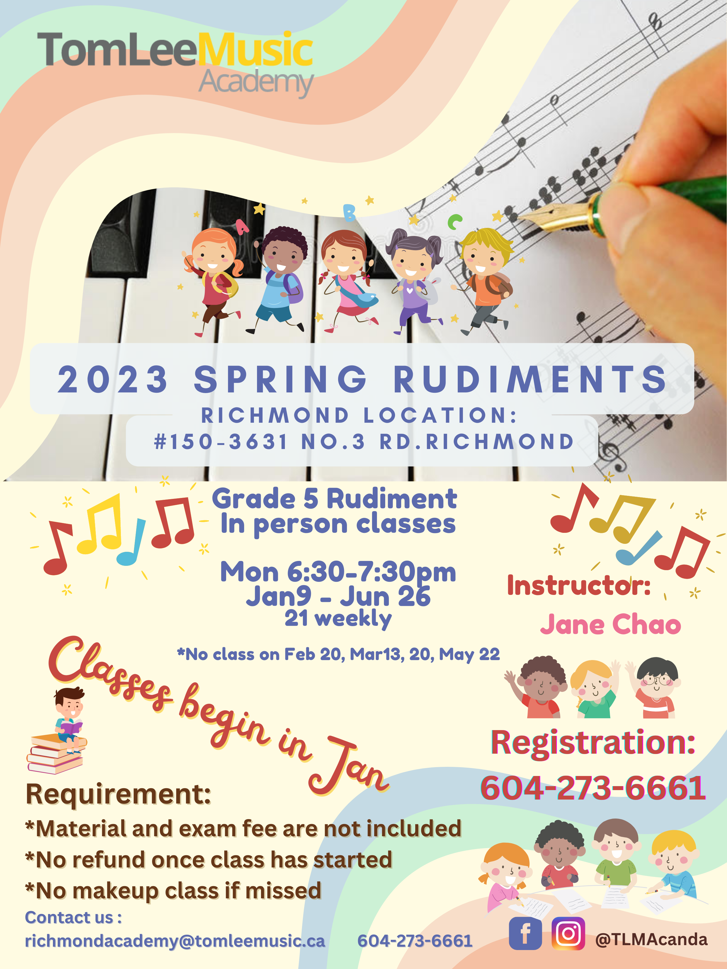 2023 Spring Rudiments