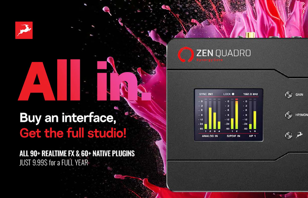 Antelope Audio All-In Campaign BUY AN INTERFACE - GET THE FULL STUDIO!