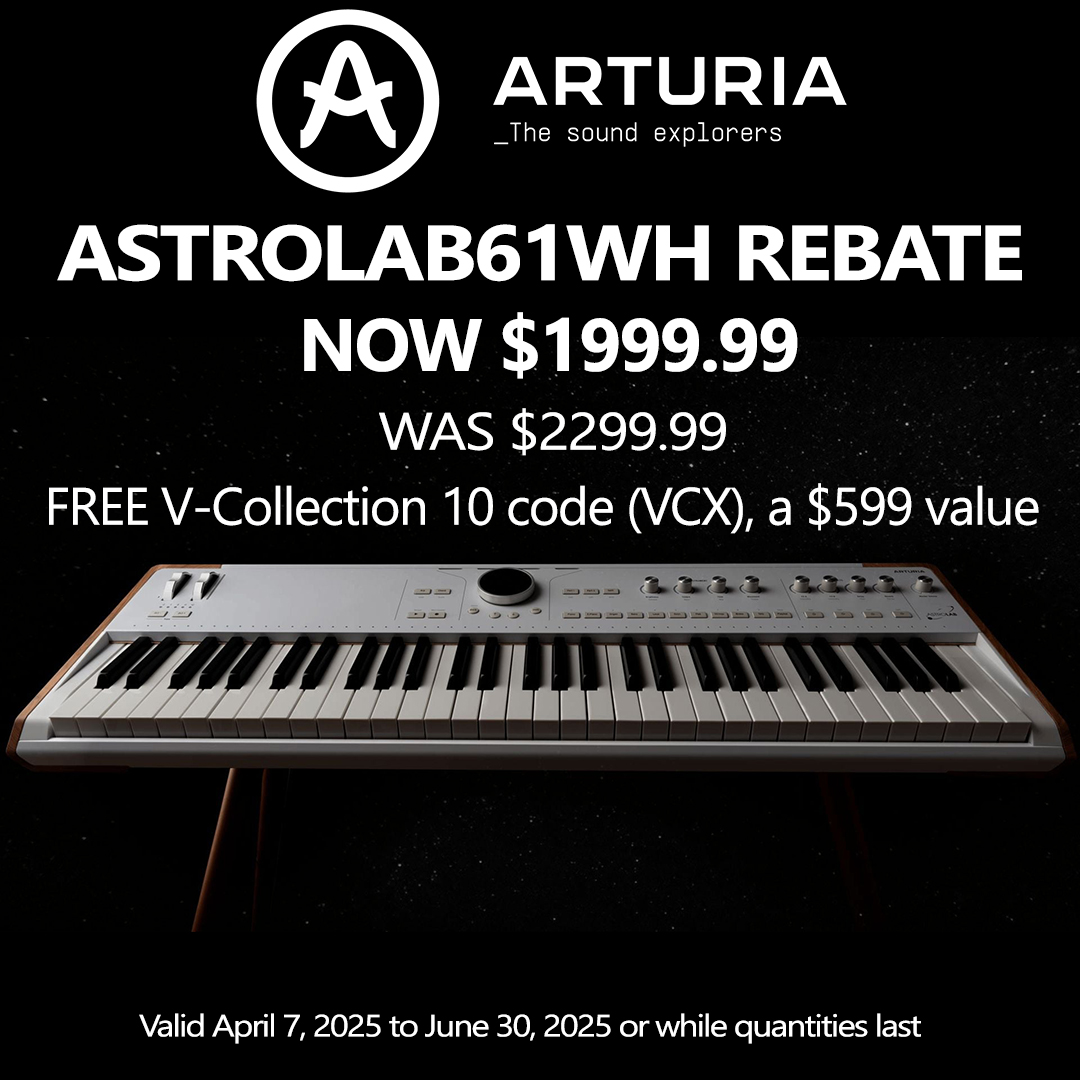 Arturia Astrolab61 WH Rebate